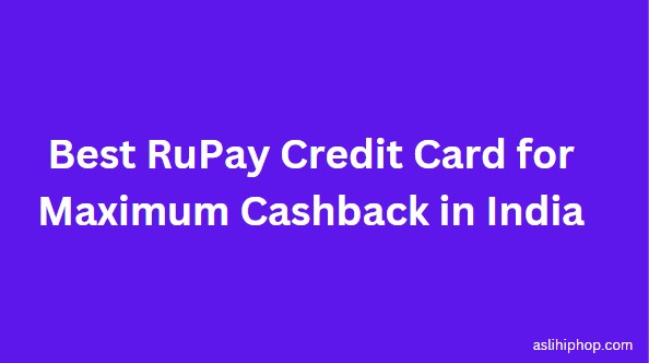 best rupay credit card