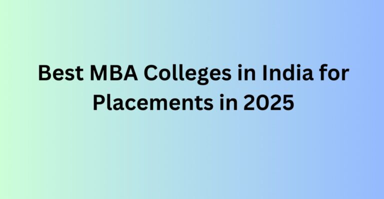 mba in india