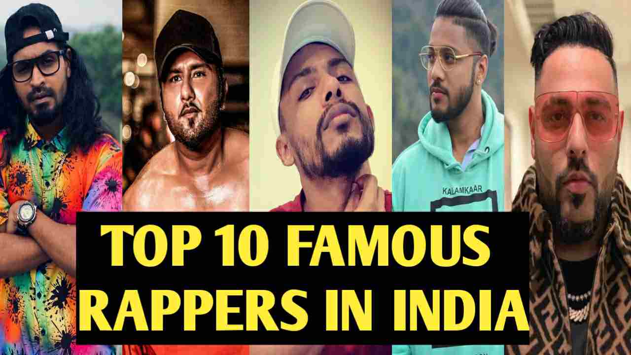 most popular rappers in india . top 10 most famous rappers in india