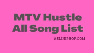 mtv hustle all song